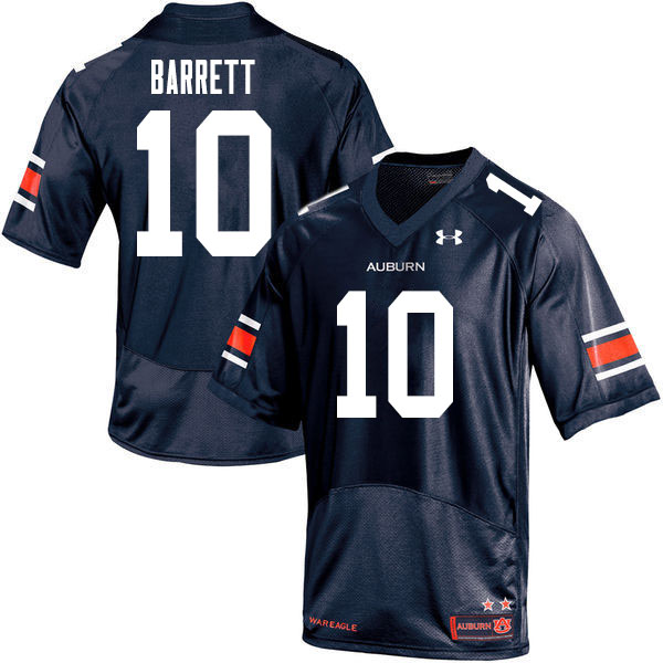 Men's Auburn Tigers #10 Devan Barrett Navy 2020 College Stitched Football Jersey
